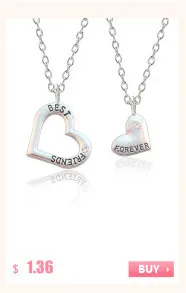 Лучшие друзья воротник cadena hombres y mujeres 2 piezas blanco y negro colgante воротник conjunto BFF amistad joyerica regalo