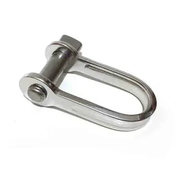 

Stainless Steel Safety Insurance Hook Hook Bearing Plate Type D Shackle 6mm Marine Hardware Accessories