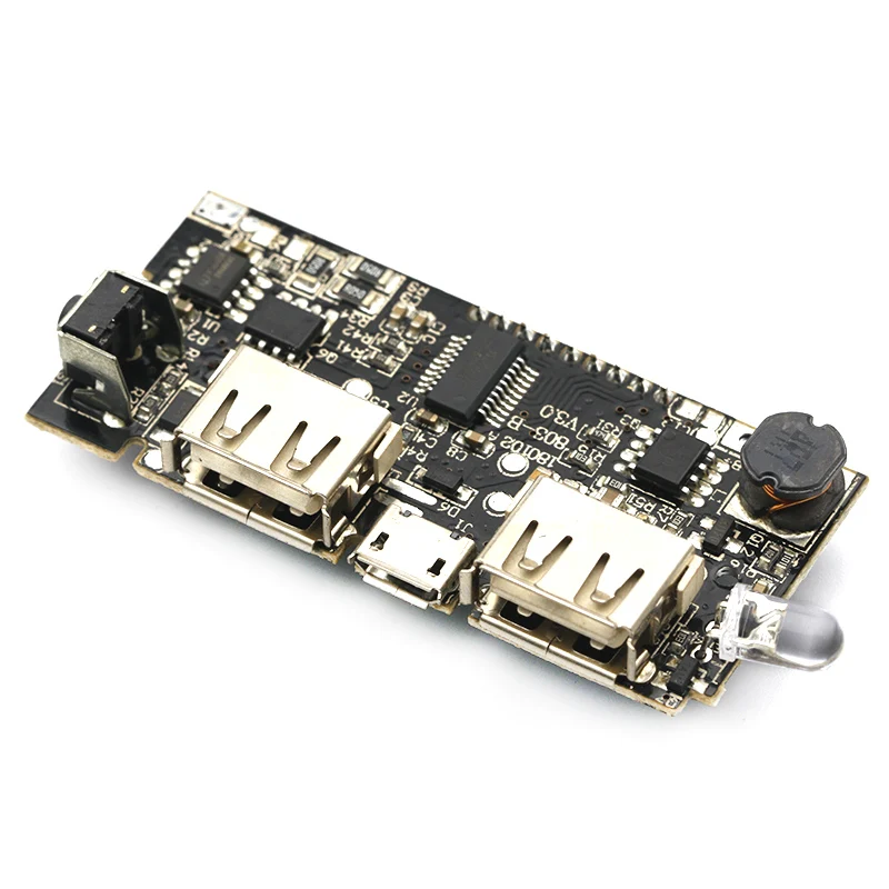 Автоматическая защита! Двойной USB 5V 1A 2.1A Мобильный Внешний аккумулятор 18650