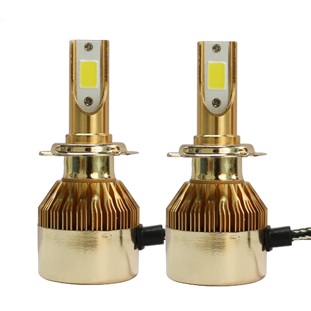 

High Quality H4 H7 H11 9007 880 Dual Color 4000lm LED Car Headlight 12V