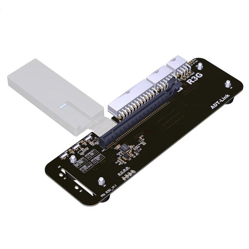 M.2 ключ M NVMe внешняя карта изображения кронштейн с PCIe3.0 X4 кабель 50 см для IITX STX NUC VEGA64