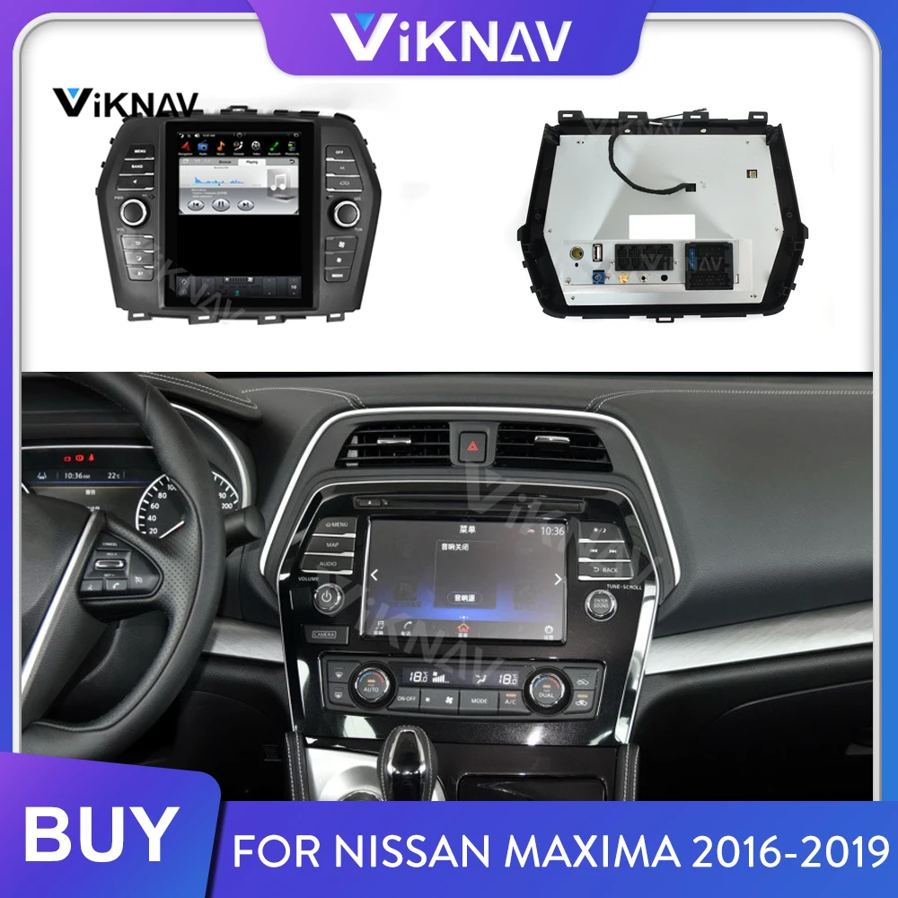 for Nissan MAXIMA 2016 2017 2018 2019 Car Radio Android Screen Stereo