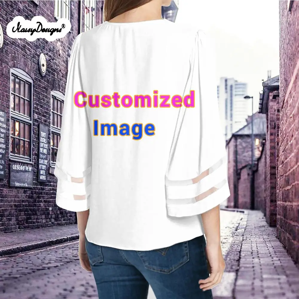 Noisydesign Женские топы и блузки Tunnic Blusas 2020 verano Flower серый с принтом собаки женская