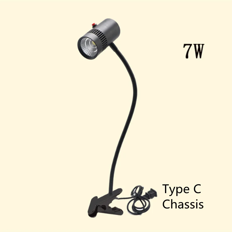 Led Machine Tool Lamp Magnet Work Lamp Hose CNC Lathe Punch Machine Tool 110v-220vac 7w