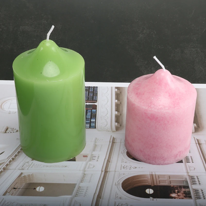 

creative DIY candle making steeple top moule velas candle mold tools multi size cylindrical candle moulds diy candle die lz0202