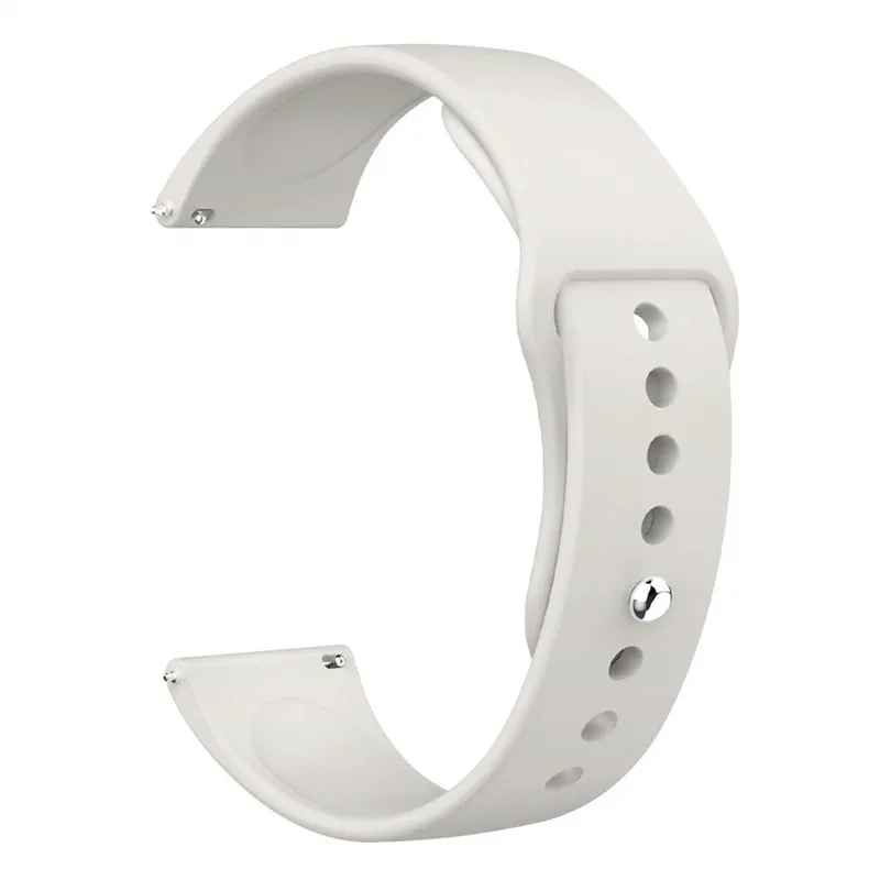 Браслет Для Xiaomi Amazfit Bip Band 20 мм силиконовый мягкий спортивный Браслет Для Xiaomi Huami Amazfit Bip Younth браслет для умных часов - Цвет ремешка: white