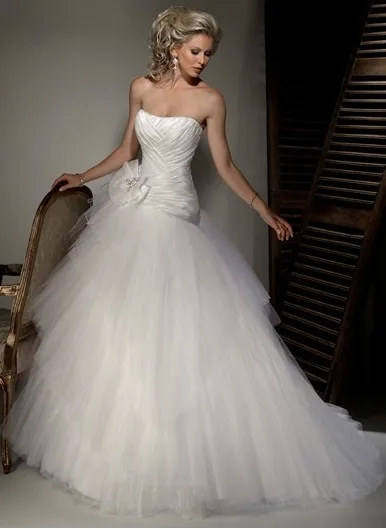 Personalizado-feito white/marfim elegante de alta qualidade uma linha querida mangas rendas at vestidos de noiva vestidos de no