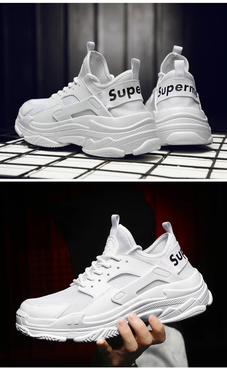 EBay AliExpress Summer Hot Selling MD Light Breathable Couples Trendy Shoes Fashion Large Size 46 Men Shoes