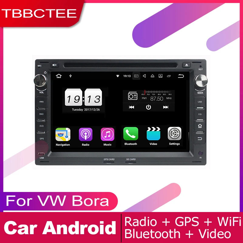 Автомобильный Android мультимедийная система экран радио для Volkswagen VW Bora 2002~ 2010 2 DIN Авто dvd-плеер gps Navi навигация