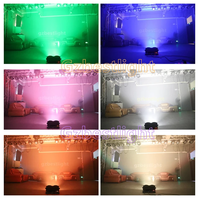 Lumière LED Blinder avec effet d'éclairage de scène DMX, COB, 200W