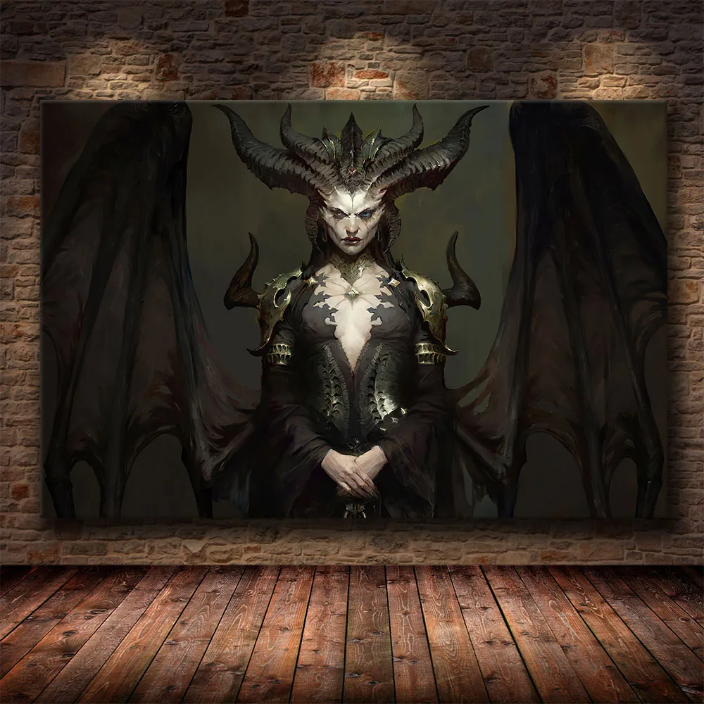 Игровой постер Diablo IV HD Lilith Dormitory домашний Декор украшение для квартиры роспись