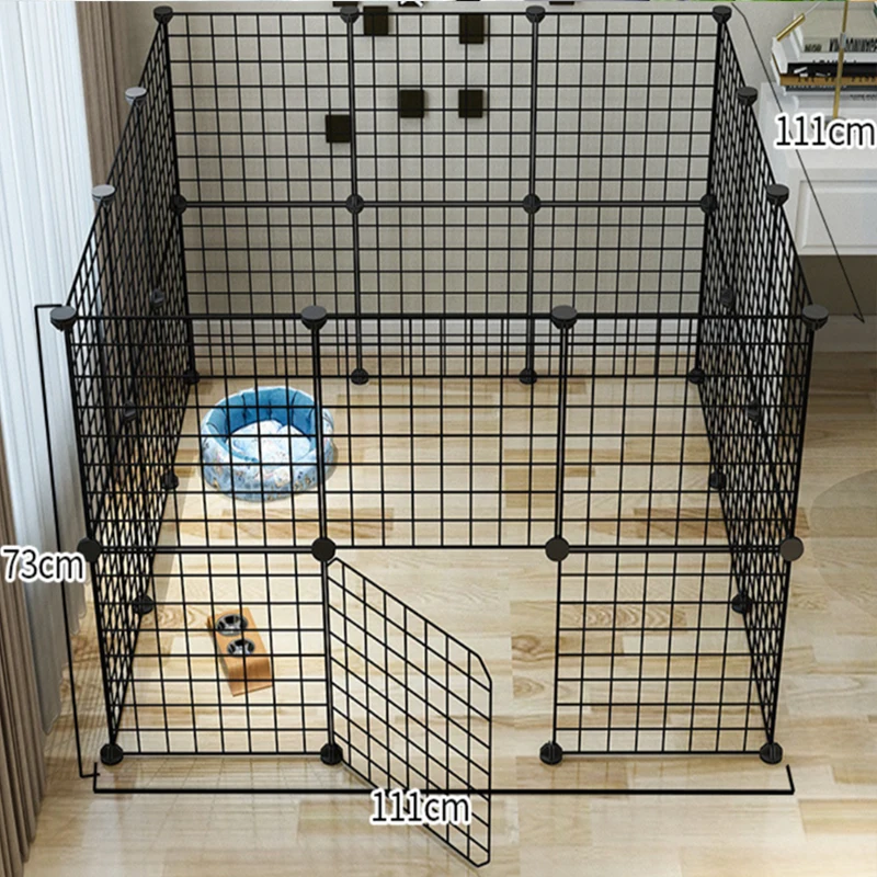 US $168.00 Assemble Foldable Iron Fence Pet Dog Rabbits Guinea Pig Cage Puppy Kennel Playpen House Training Space Supplies