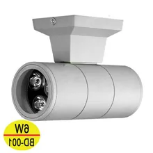 10 шт./партия водонепроницаемые 6 Вт Светодиодные настенные лампы для сада, балкона, двухсторонний источник света, светодиодный Наружный свет, настенный свет