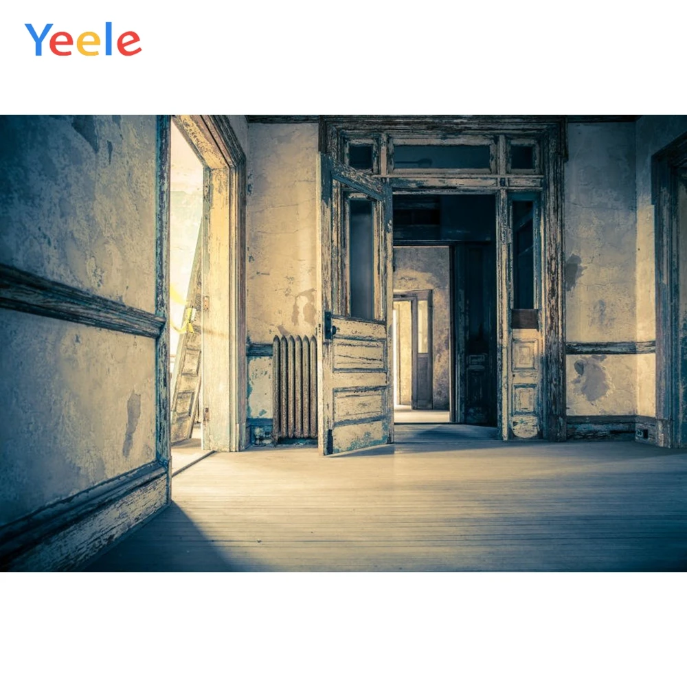 

Yeele Home Wooden Door Faded Interior Grunge Portrait Photography Backgrounds Customized Photographic Backdrops For Photo Studio