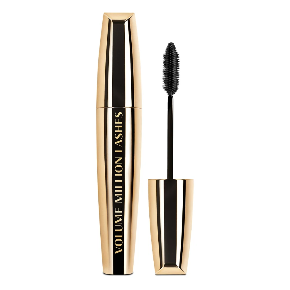 L'Oreal Paris Mascara Volume of a million eyelashes Gold for volume and separation Black cosmetics makeup smokey 3d, - AliExpress