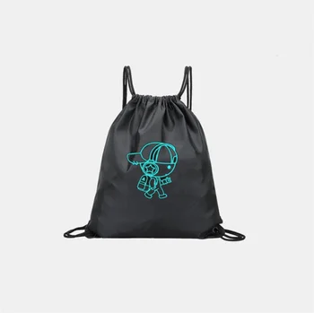 

Fitness Bag Foldable Backpack Drawstring Shop Pocket Hiking Camping Beach Swimming Bag Men Women Sports Bags