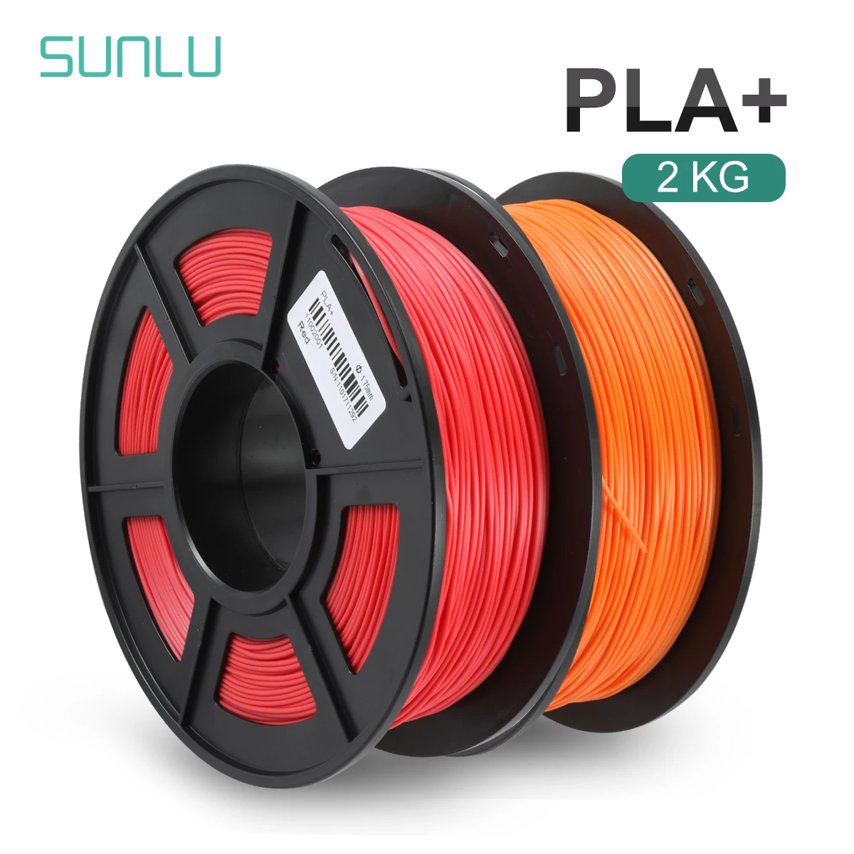 SUNLU PLA PLUS Filament 1.75mm 1kg 3d Printing Materials Multi-colors PLA Filament 3D Pen Eco-friendly Material Safe To Children 