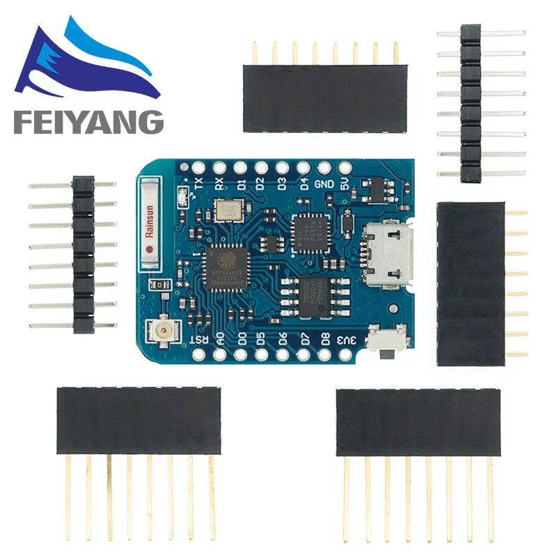 Enhanced WiFi IoT Development Board with ESP8266 and CH340G