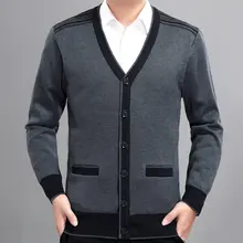 ^^Best Offers Men Wool cashmere Cardiagn Sweaters Autumn Business Smart Casual V-neck Single Breasted Knitting Tops Male Knitwear Black Red ^^Best Offers Men Wool cashmere Cardiagn Sweaters Autumn Business Smart Casual V-neck Single Breasted Knitting Tops Male Knitwear Black Red