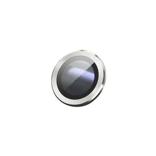 Линзы из закаленного стекла lentes объектив для камеры телефона задняя защитная крышка кольца протектор для iPhone 11 Pro Max телефон объектив веб-камера крышка - Цвет: Серебристый