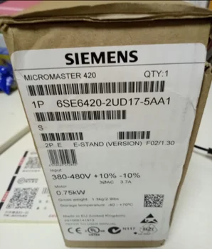 

Siemens 6SE6420-2UD17-5AA1 MICROMASTER 420 Frequency Converter 0.75KW Brand