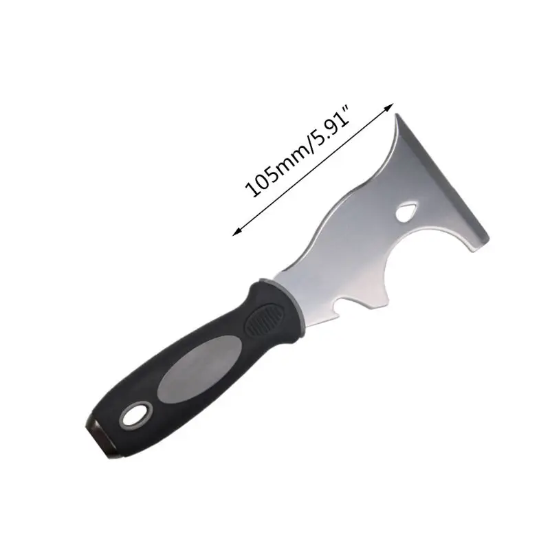 Нержавеющая сталь краска скребок для шпаклевки 7в1 инструмент краска консервный нож обои скребок CORC