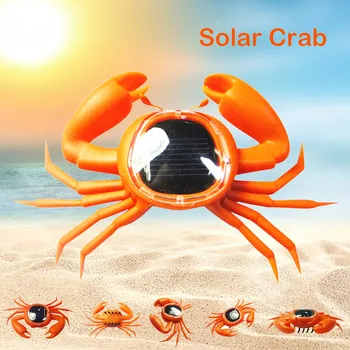 

Kid Educational Toy Solar Energy Powered Mini Kit Novelty Power Crab Gadget Red Hobby Funny Solar Toys Gift For Kids #7.7