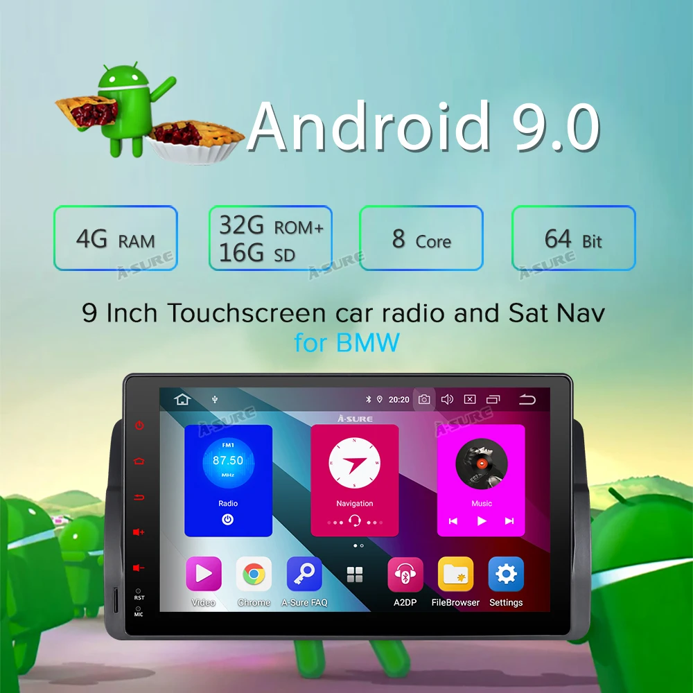 Cheap A-Sure 2 Din 9