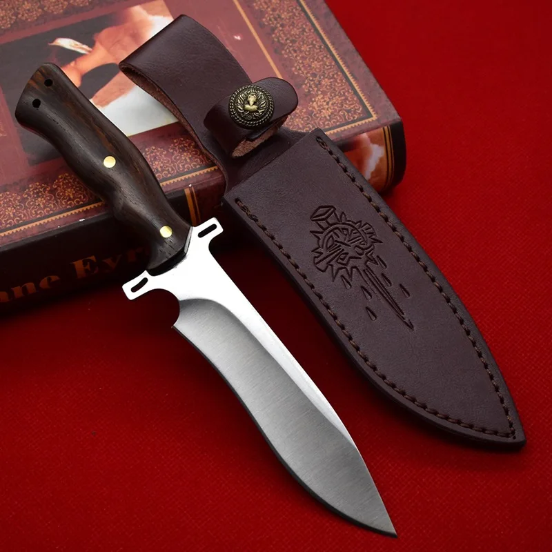 D2 стальной прямой нож походный спасательный тактический для кемпинга