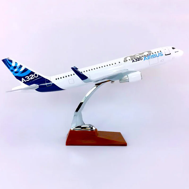 

36CM 1/100 Scale Collectible Airbus A320NEO Airplane Model Toys Airlines Aircraft Diecast Plastic Alloy Plane F Air Fans Gifts
