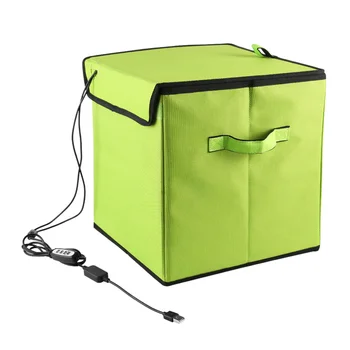 

1pc LED Light Sanitize Bag Ultraviolet Disinfection Box Portable Sterilizing Kit for Home (Green)