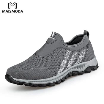 

MAISMODA Walking Shoes Men Women Slip-on Sneakers Breathable Comfortable Non-slip Spring Autumn YL706