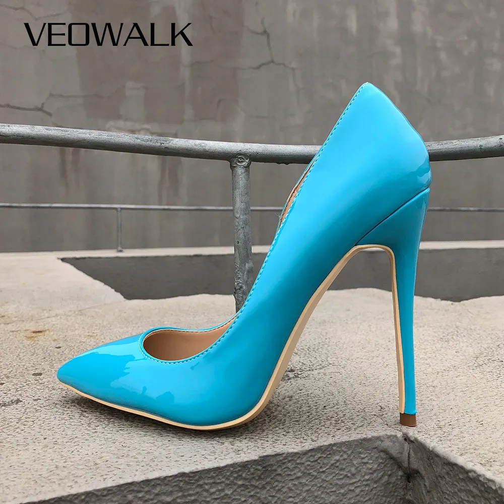 Veowalk-Sky-Blue-Sexy-Women-Stiletto-High-Heels-Fashion-Ladies-Pointed ...