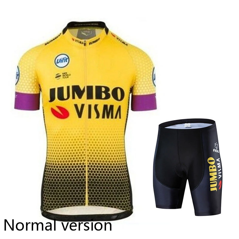 Pro Team Jumbo Visma Велоспорт Джерси набор мужской велосипедный Майо MTB гоночный Ropa Ciclismo летняя быстросохнущая одежда Bianching Джерси - Цвет: A 3