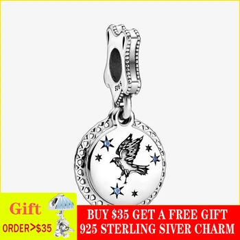 

2020 New Arrival 925 Silver Beads Ravenclaw Dangle Charm Fit Original Brand Bracelet DIY Jewelry For Women