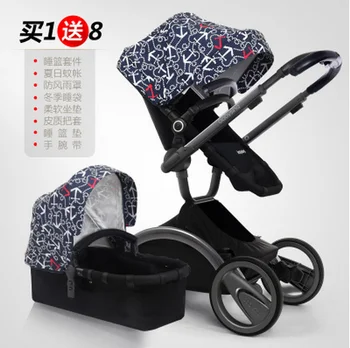 

Baby Stroller Two-Way Foldable High Landscape Shock Absorbers Stroller Baby Four-wheeled Cart