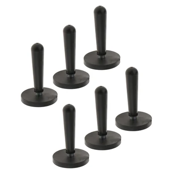 

6x Black Car Vehicle Vinyl Wrap Grippers Magnets Holders for Graphics Positioning Car Wrapping Sign Making Vinyl Tools