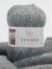YUYOYE 100% Merino Wool Yarn for Knitting 4-Ply Luxury Warm Crochet Soft Hand-knitted Wool Yarn Ball Scarf Anti-Pilling Yarn 50g 4