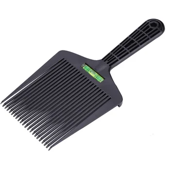 

Hair Trimming Accessories Bubble Clipper Comb Barber Styling Dyeing Comb Anti-slide Handle Plastic Flattop Styling Comb Tool