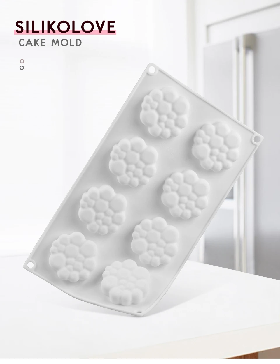 Новое поступление Тарт, пирожное форма для выпечки Форма для десерта искусство мусс силиконовые 3D формы