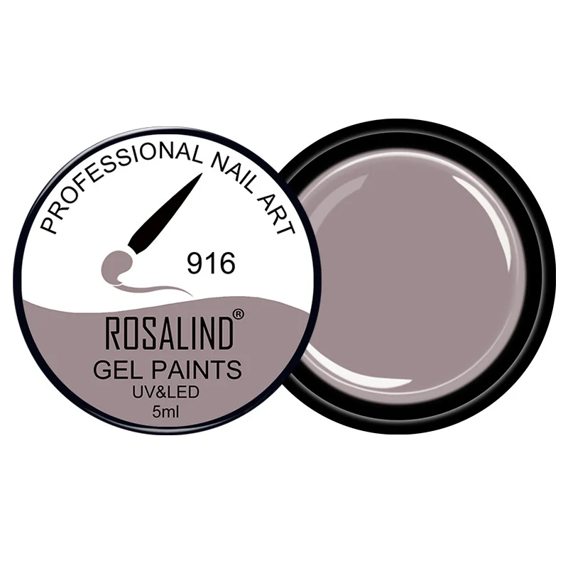 GN50-ROSALIND ROSALIND 5 мл Гель-лак для рисования 142 цветов набор гель-лаков для ногтей для маникюра Сделай Сам верхнее Базовое покрытие Hybird дизайн праймер для ногтей - Цвет: GN50-ROSALIND