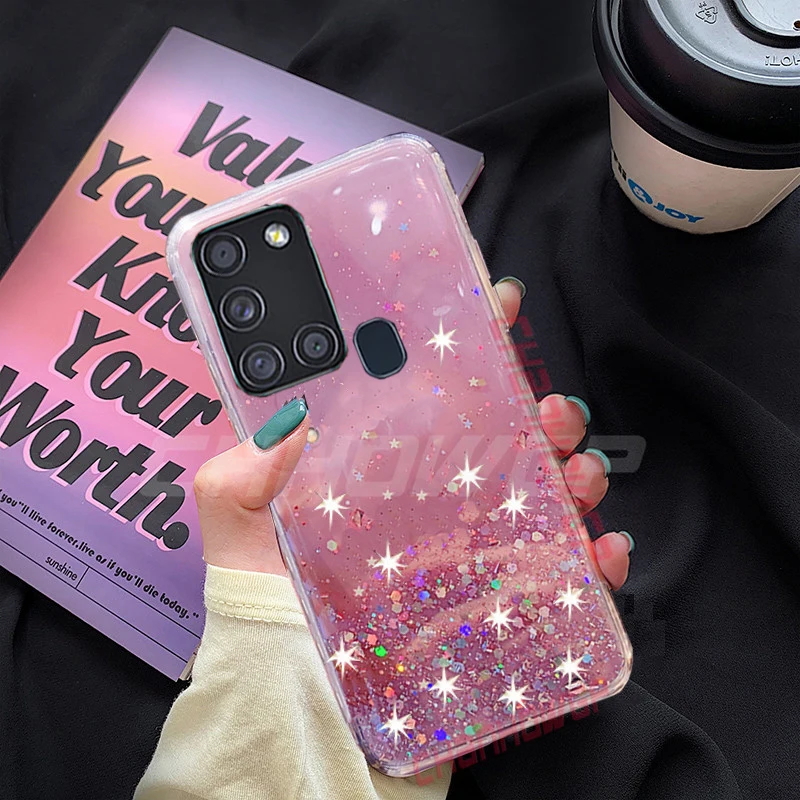 Glitter Case For Xiaomi Redmi Note 9S Pro Max 8T Pro Soft