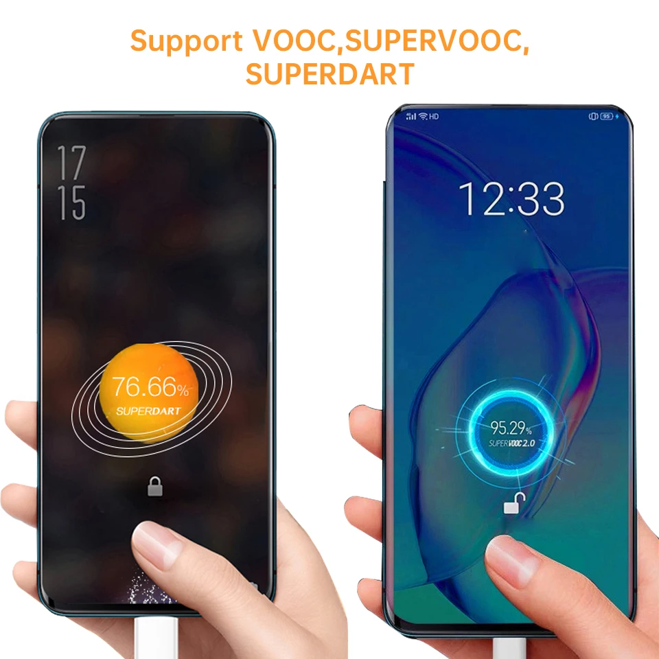 Super Fast Charge 6.5A Type C Cable with 65W SuperVOOC Technology