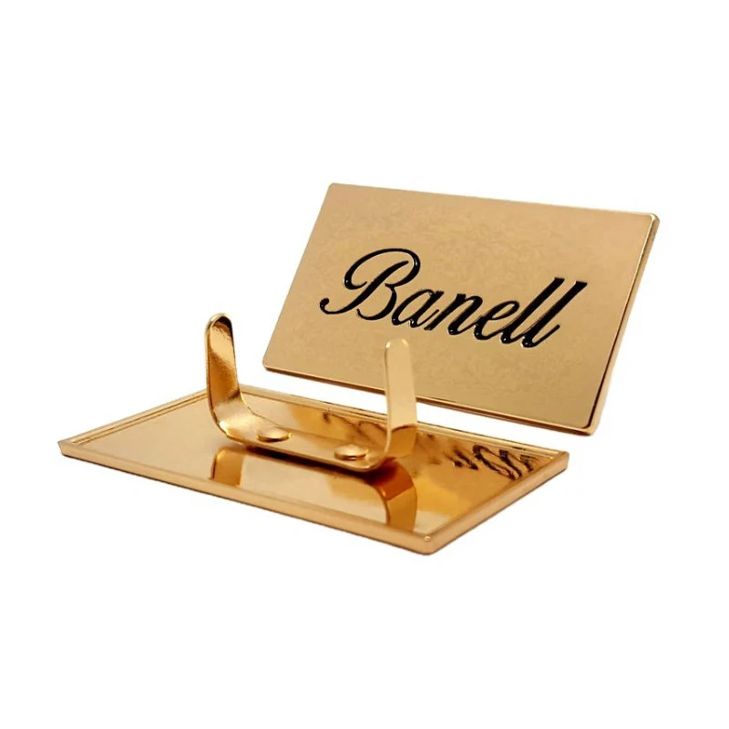 Metal Brand Labels for For Constation Name Tags Hand Made Metal Letters Label For Luggage