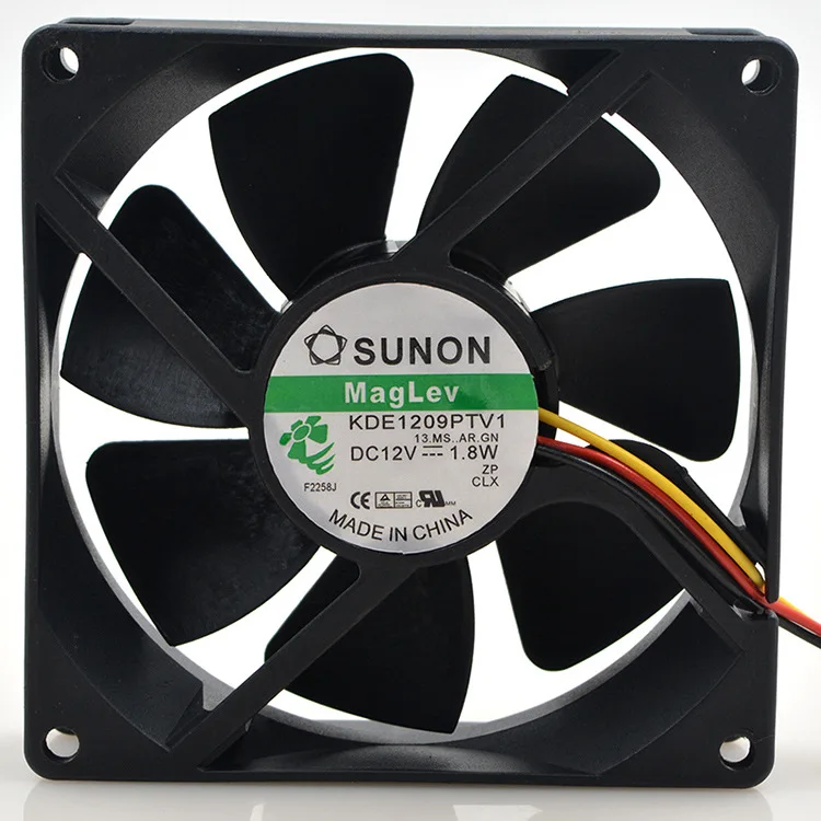 Встроенный для Sunonkde 1209 PTV 19025 12V 1,8 W9CM шасси вентилятор охлаждения