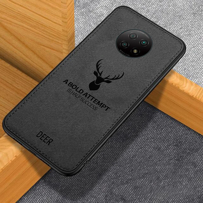 for Redmi 9T Luxury Deer Cloth Phone Case for Redmi Note 9T