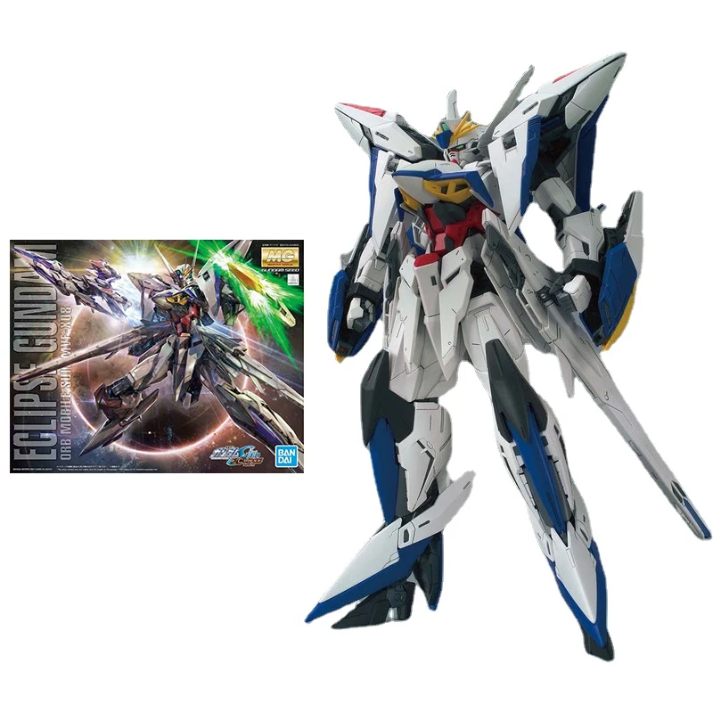 

Набор моделей Bandai Gundam аниме фигурка MG 1/100 семена MSV Eclipse Подлинная Сборная модель Gunpla экшн-фигурка игрушки для детей