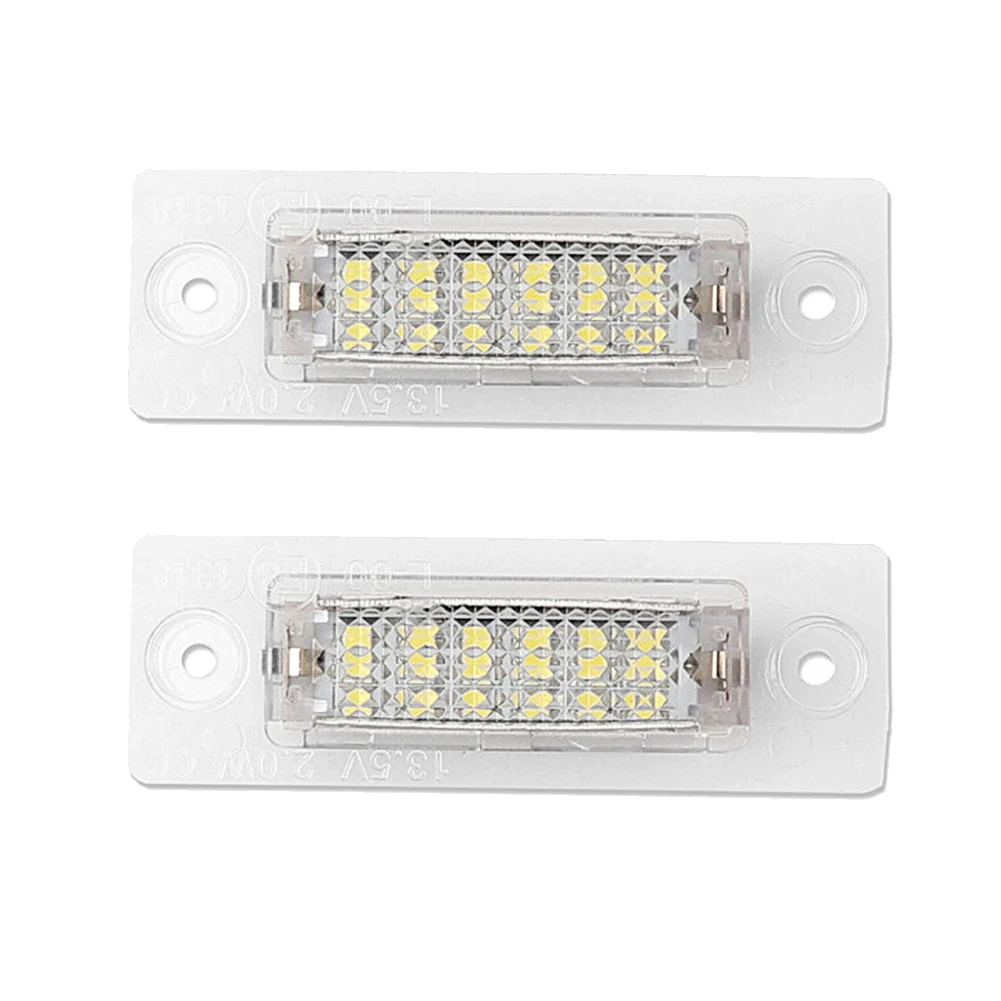 

2pcs Car LED License Plate Light Working Lamp for VW Jetta MK5 T5 Passat 3C Caddy Touran Golf Plus