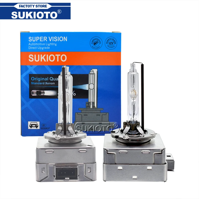 SUKIOTO OEM 35W D1S Xenon HID Bulb 4300K 5000K 6000K 8000K 55W D3S HID Xenon Lamp With Metal Bracket For D1 D3 Car Headlight Kit (6)