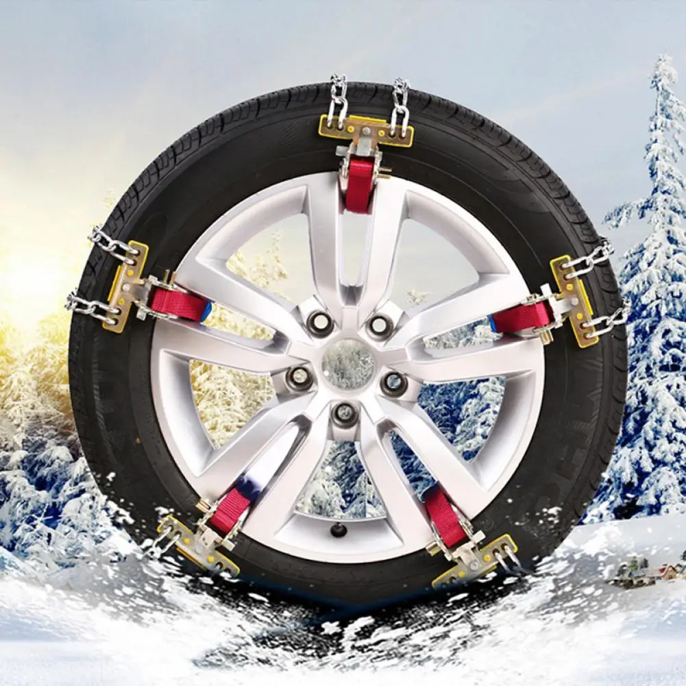 Wheel Chain Wear-resistant Easy Installation Manganese Steel Car Tire Anti-skid Chain for Truck Automobiles Accessories